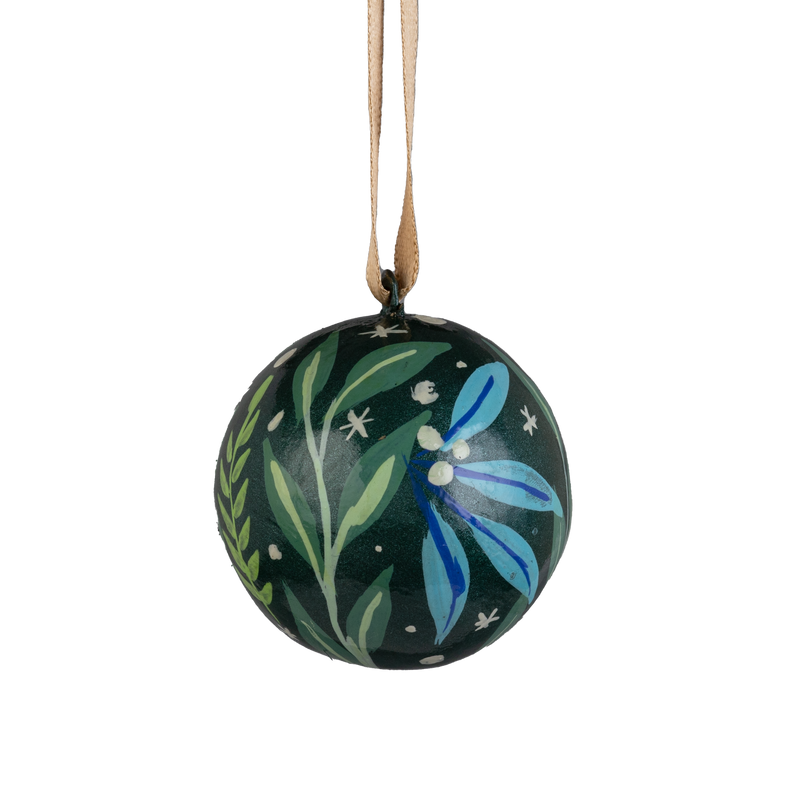 XMAS Asrtist Edition Balls 240 - Blue Flower Petal (Single Ball)