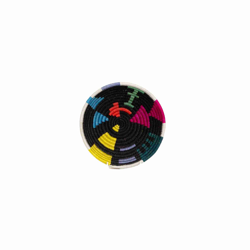 Small 15cm Black + Neon Mtoto Bowl for Storage